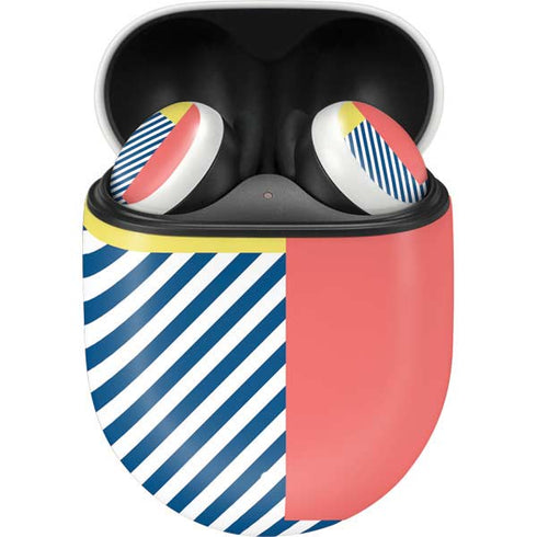 Color Blocks Google Pixel Buds Skin